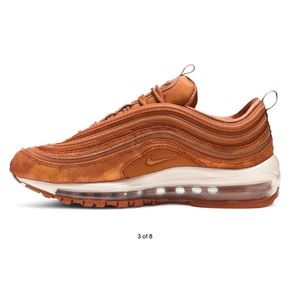 Nike Air Max 97 SE Sneakers Dark Russet AV8198-201 Metallic Tawny Shoes 10.5